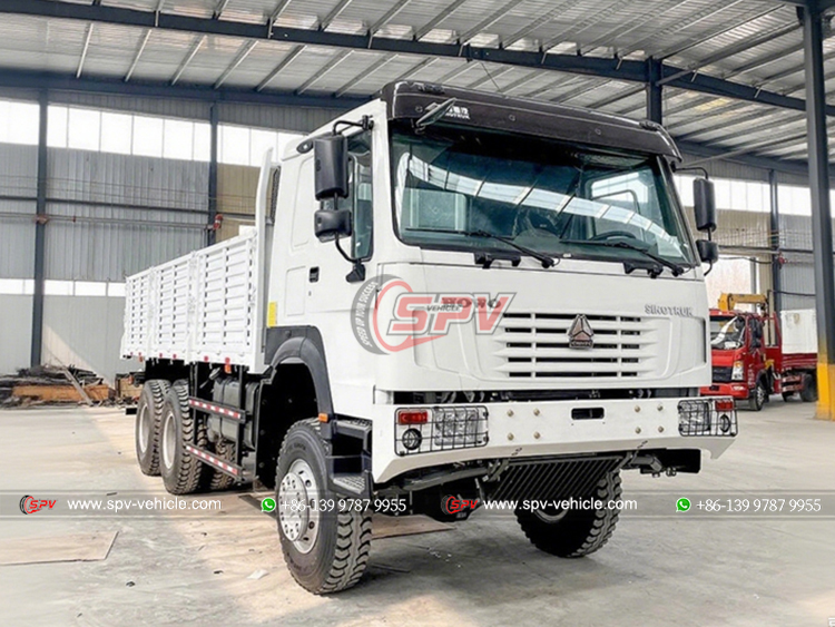 Sinotruk 10 Wheeler Tipper Truck - Front Right Side